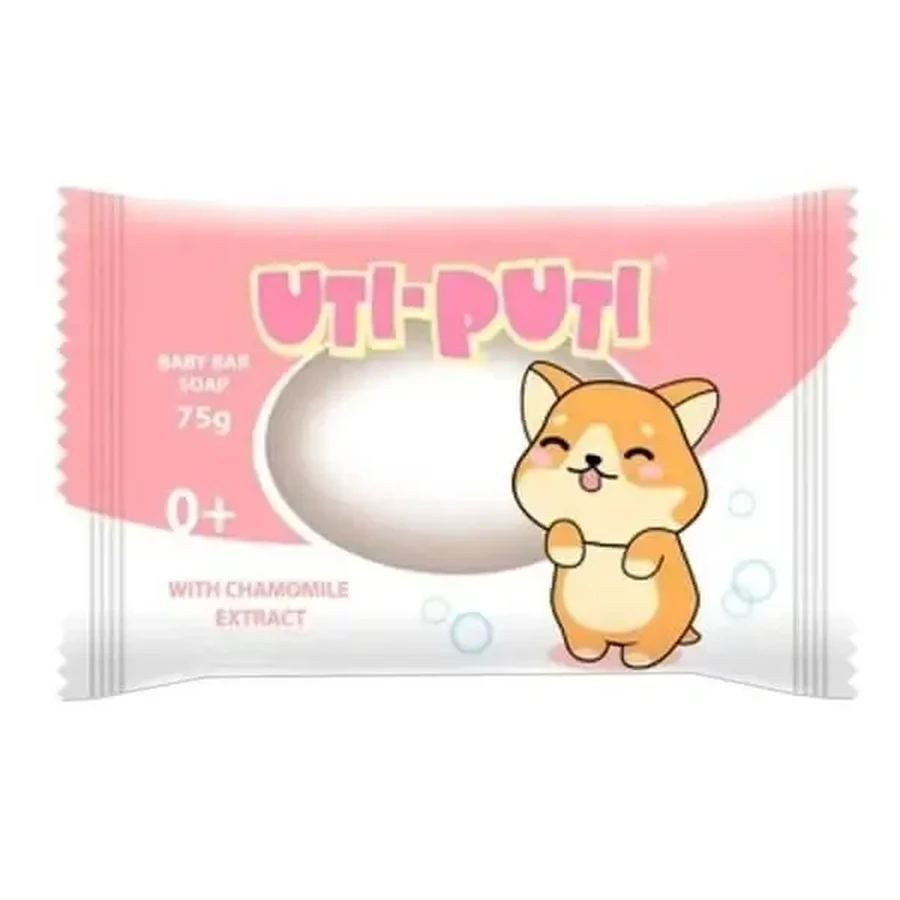 Uti-Puti, детское мыло с ромашкой, 75 г: цены и характеристики