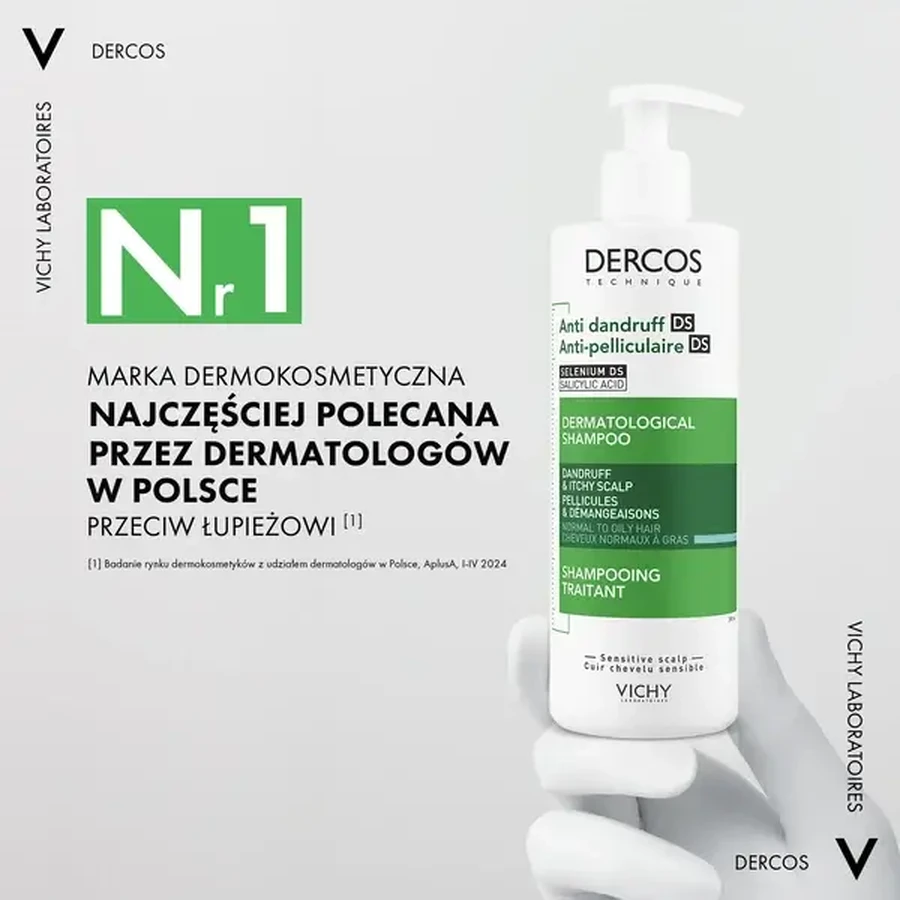 Набор Vichy Dercos DS, шампунь против перхоти, для нормальных и жирных волос, 390 мл + дополнительная упаковка, 390 мл: цены и характеристики