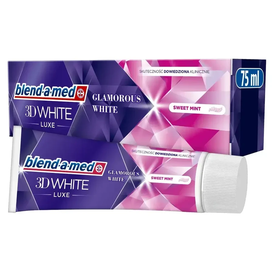 Зубна паста Blend-a-med 3D White Luxe, Glamorous White, 6×75 мл: ціни та характеристики