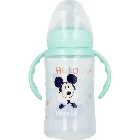 Stor Disney baby mickey mouse — пляшечка з силіконовими ручками, 360 мл: ціни та характеристики