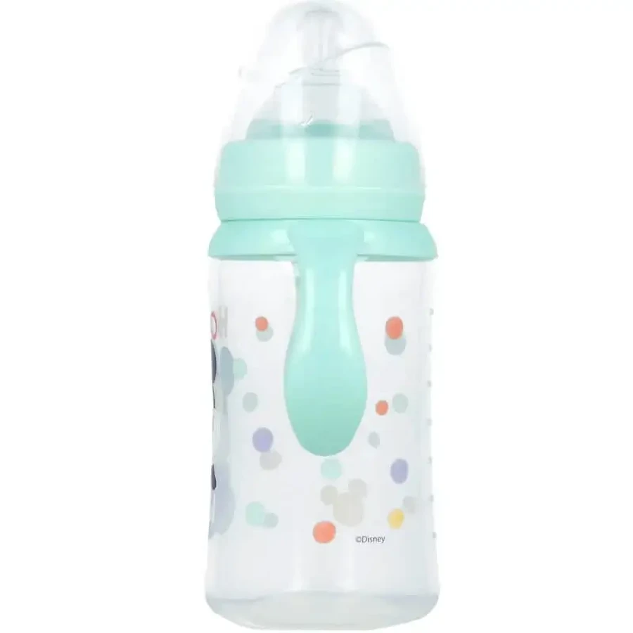 Stor Disney baby mickey mouse — пляшечка з силіконовими ручками, 360 мл: ціни та характеристики