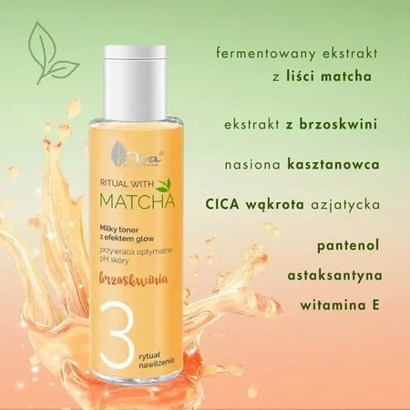 AVA Ritual with Matcha, молочный тоник и сыворотка для лица, 2 в 1, 100 мл: цены и характеристики