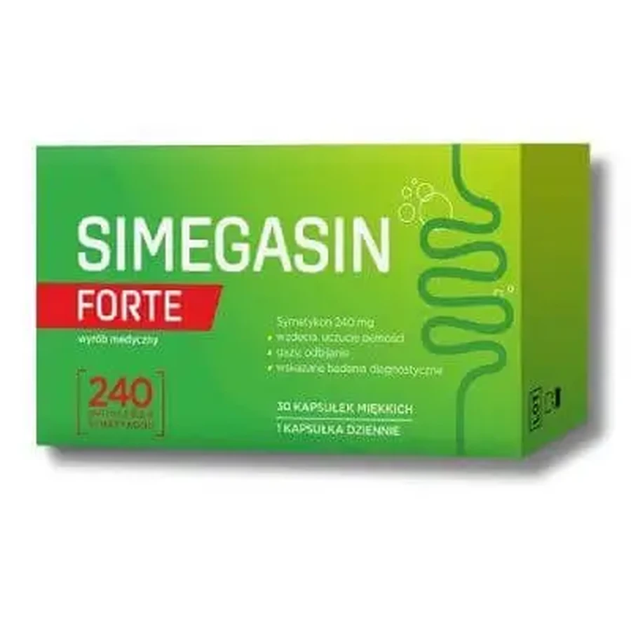Simegasin Forte, 30 мягких капсул: цены и характеристики