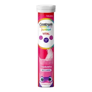 «Centrum Vital Junior», шипучі таблетки, полуничний смак, 20 шт.