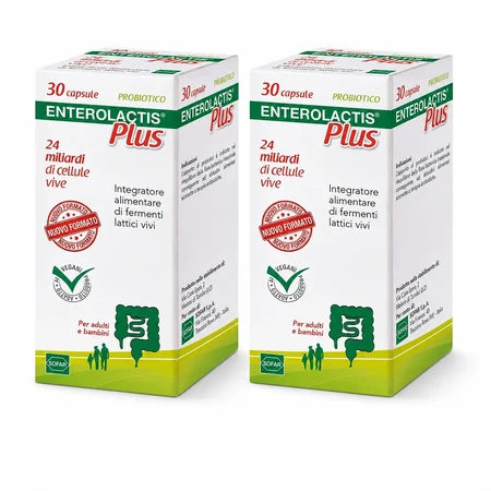 Enterolactis Plus, 2×30 капсул, Sofar: цены и характеристики