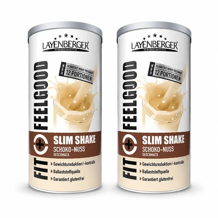 Shake Fit+Feelgood Slim с шоколадом и орехами, 2 х 396 г: цены и характеристики