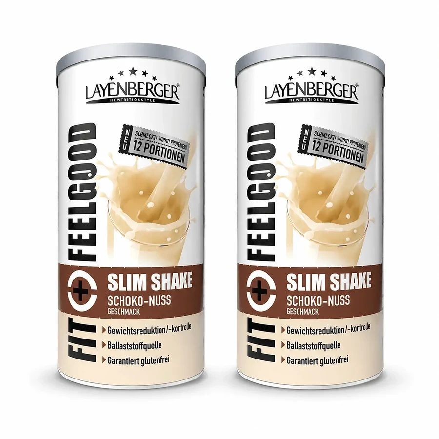 Shake Fit+Feelgood Slim с шоколадом и орехами, 2 х 396 г: цены и характеристики