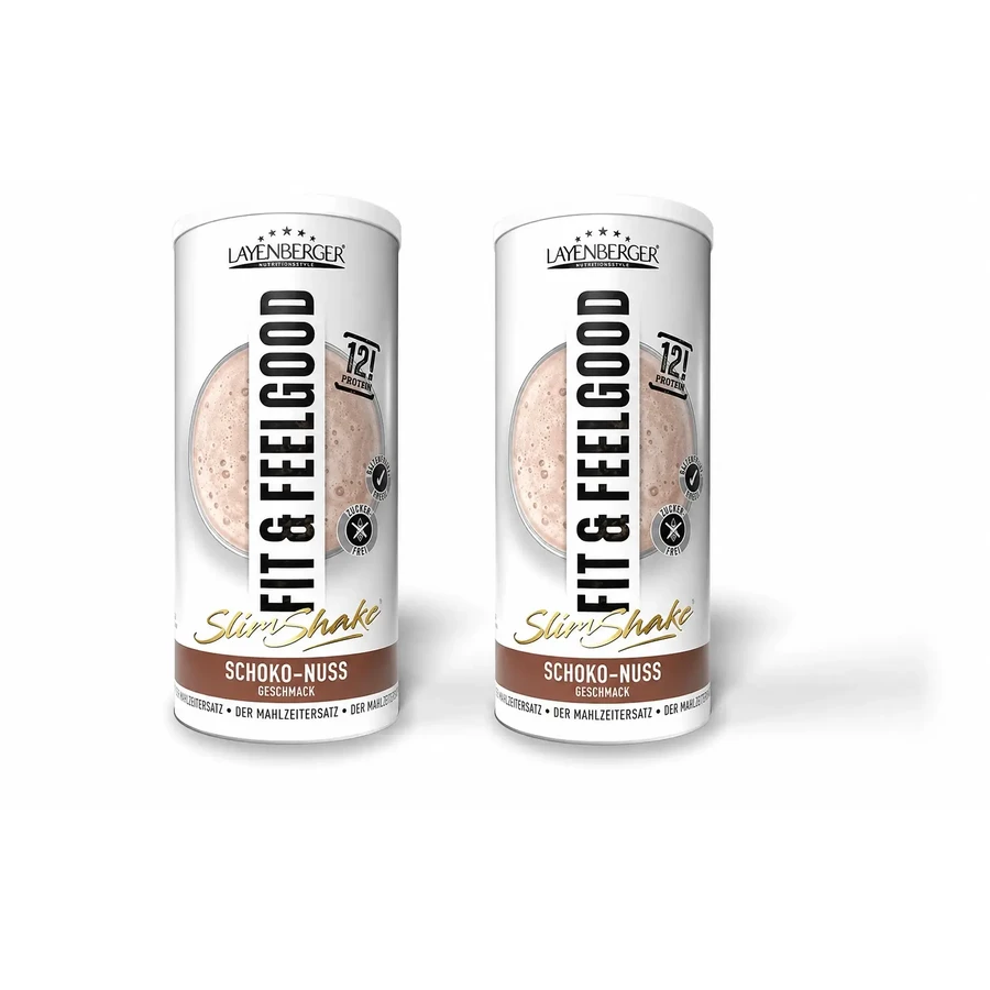 Shake Fit+Feelgood Slim с шоколадом и орехами, 2 х 396 г: цены и характеристики