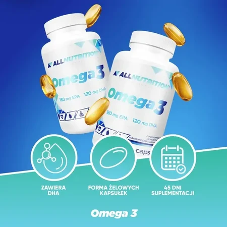 Набор из 2 упаковок Allnutrition Omega 3, капсулы, 90 шт.: цены и характеристики