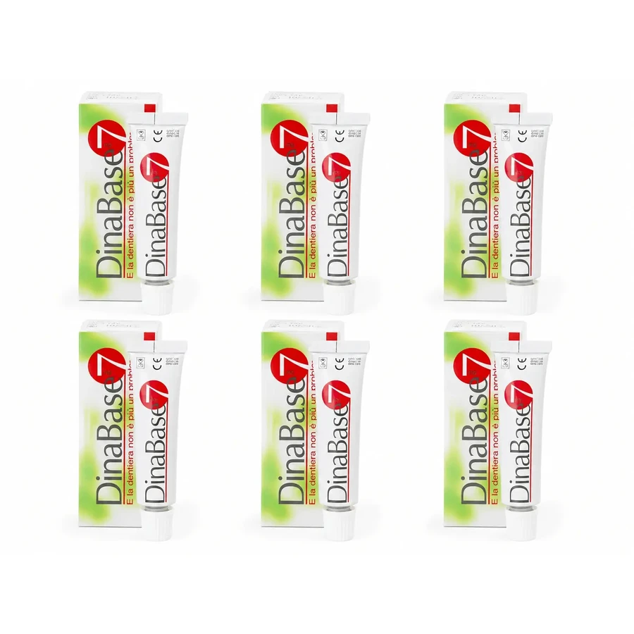 Dinabase 7 — адгезивная основа для протезов, 6x20 г: цены и характеристики
