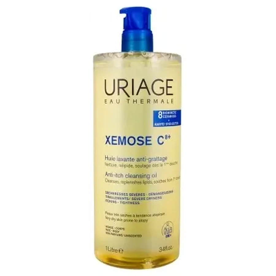 Uriage Xémose C8+ Очищувальне масло проти свербежу, 1 л: ціни та характеристики