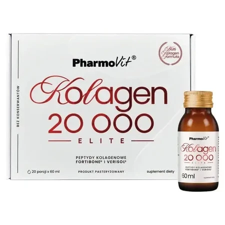 Pharmovit Колаген 20 000 ELITE, рідина, 60 мл × 20 шт.: ціни та характеристики
