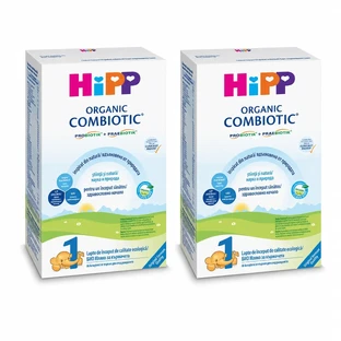 Начальная молочная смесь Organic Combiotic 1, +0 месяцев, 2x300 г, Hipp