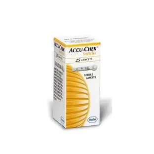 Стерильні голки Softclix Accu Chek, 8x25 штук, Roche