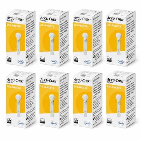 Стерильні голки Softclix Accu Chek, 8x25 штук, Roche: ціни та характеристики