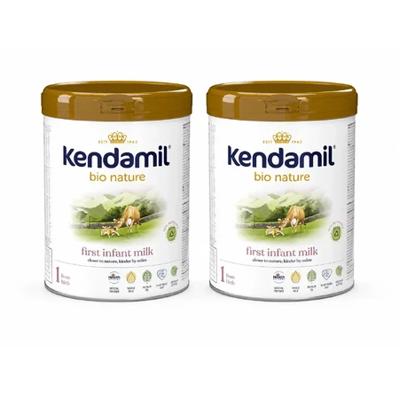Смесь Kendamil Bio Nature 1 для младенцев, с рождения, 2 x 800 г, Кендал: цены и характеристики