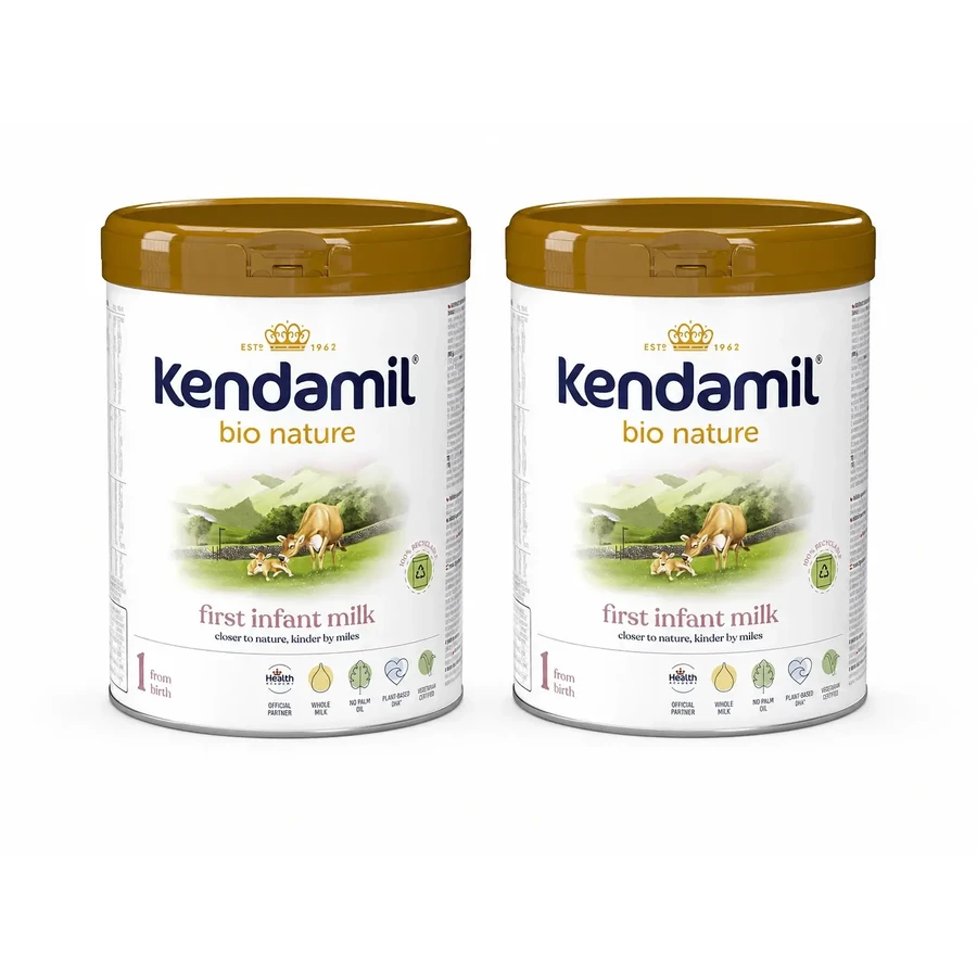 Смесь Kendamil Bio Nature 1 для младенцев, с рождения, 2 x 800 г, Кендал: цены и характеристики