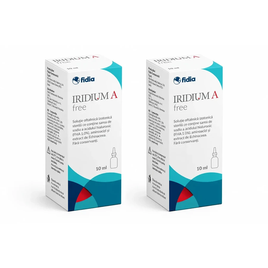 Iridium A Free — офтальмологічний розчин, 2×10 мл, BioSoft Italia: ціни та характеристики