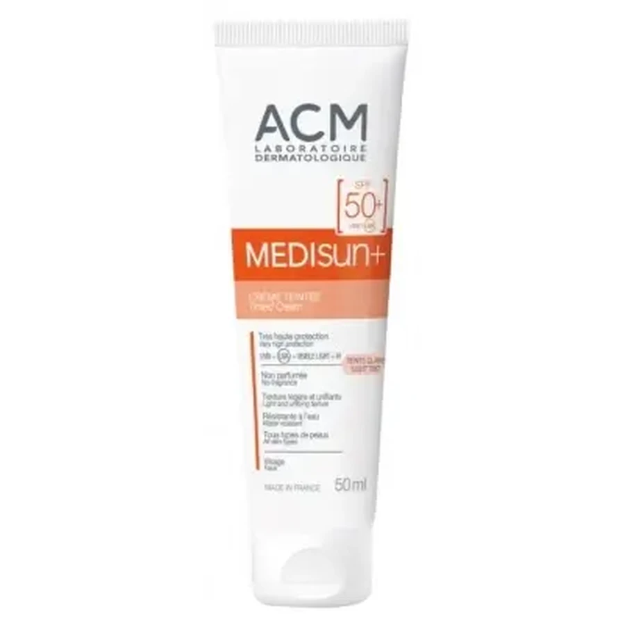 ACM Medisun+ Тонізуючий зволожувальний крем лабораторного виробництва SPF 50+ 50 мл: ціни та характеристики