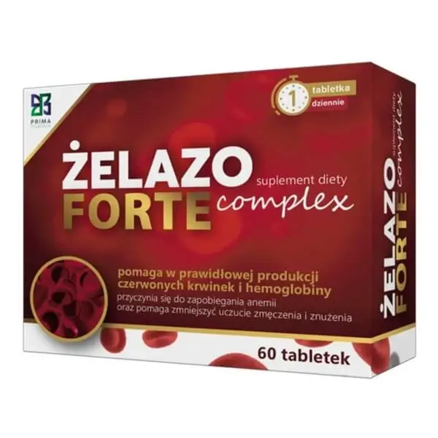 Prima Pharm «Железо Форте Комплекс», таблетки, 60 шт.: цены и характеристики