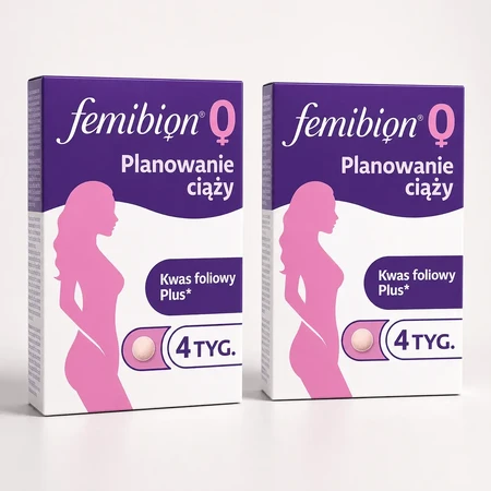 Femibion 0 «Планування вагітності», Фолієва кислота Плюс, 2×28 таблеток, Procter & Gamble: ціни та характеристики
