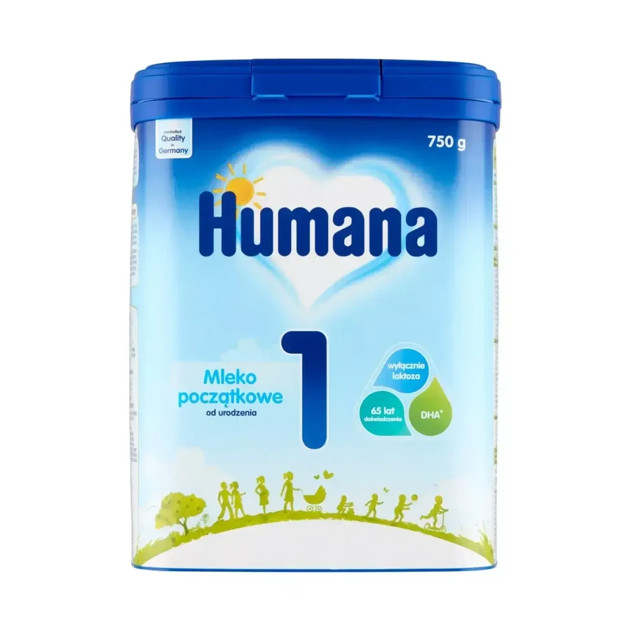 Humana 1, суміш для годування новонароджених, 3 х 750 г: ціни та характеристики