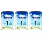 Humana 1, суміш для годування новонароджених, 3 х 750 г: ціни та характеристики