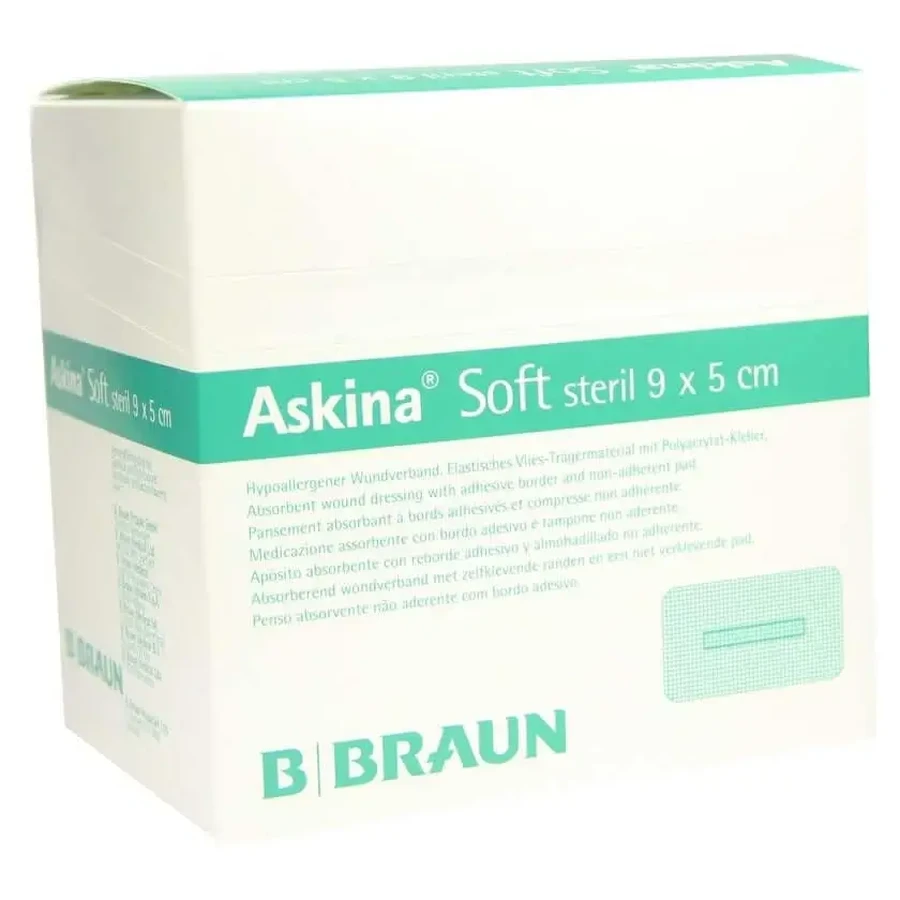 Askina Soft — стерильная повязка для ран, 5x9 см, 50 шт.: цены и характеристики