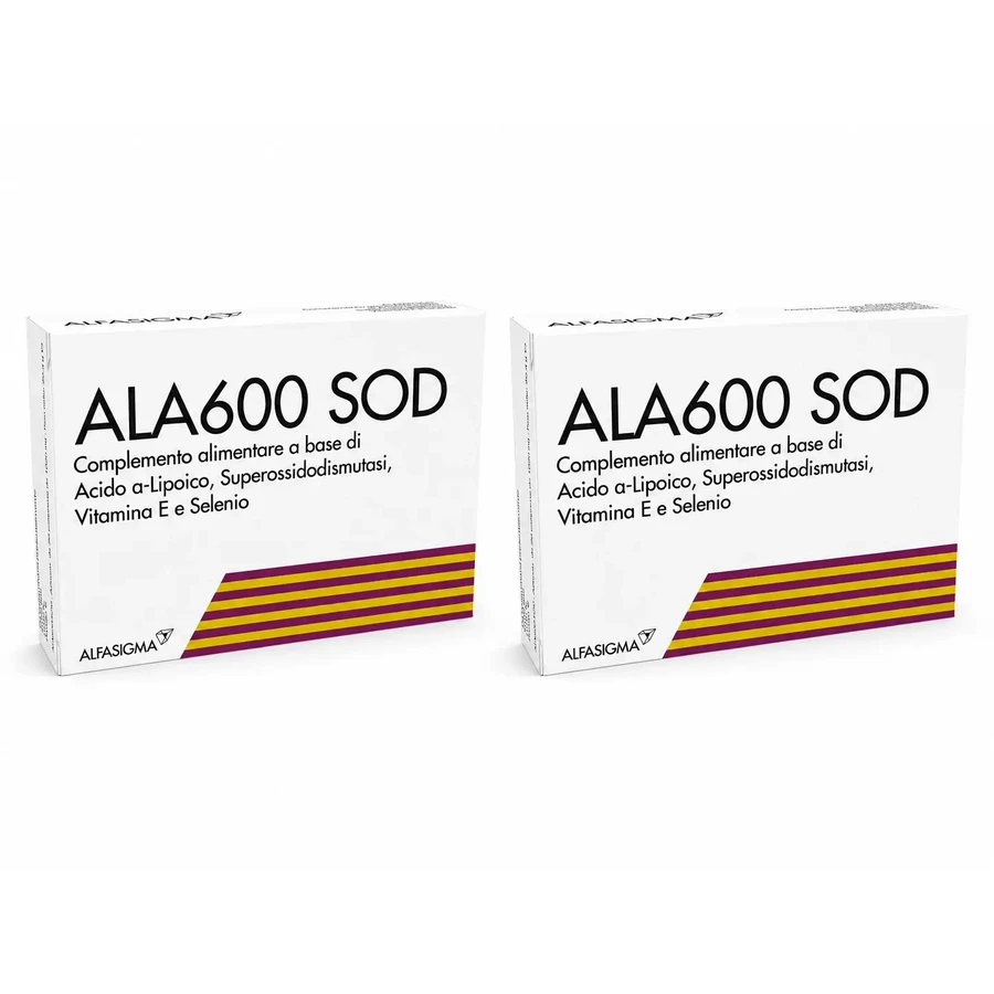 Ala600 SOD, 2×20 таблеток, Alfasigma: цены и характеристики