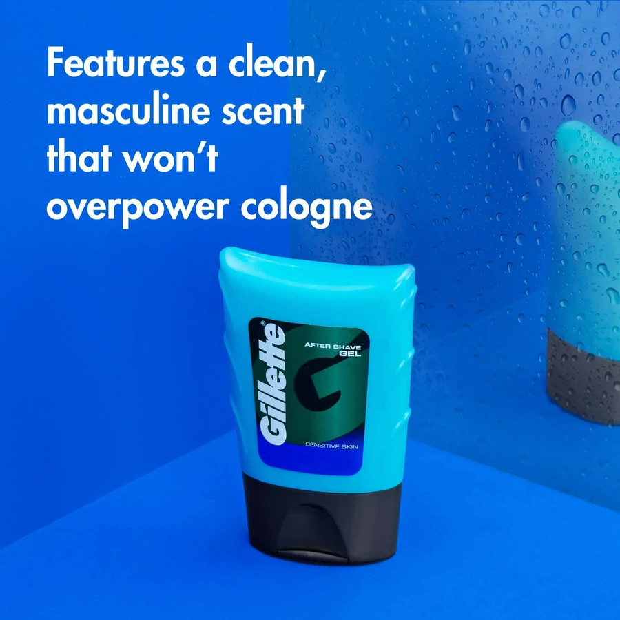 Gillette — заспокійливий гель після гоління, 3 × 75 мл: ціни та характеристики