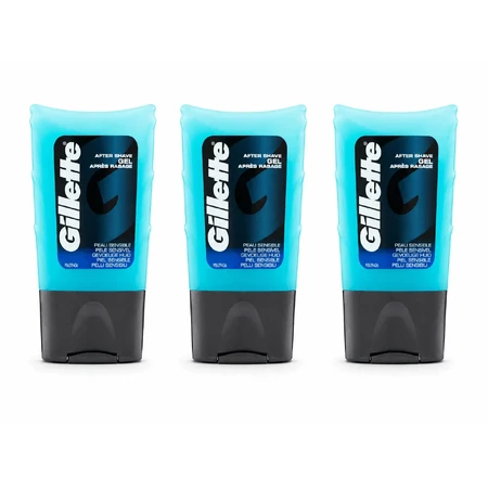 Gillette — заспокійливий гель після гоління, 3 × 75 мл: ціни та характеристики