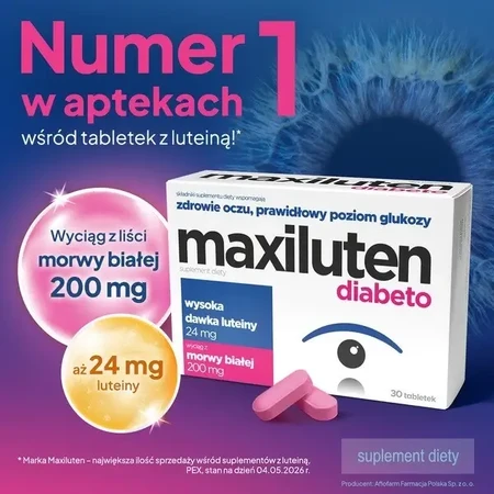 Maxiluten Diabeto, таблетки, 30 шт.: цены и характеристики