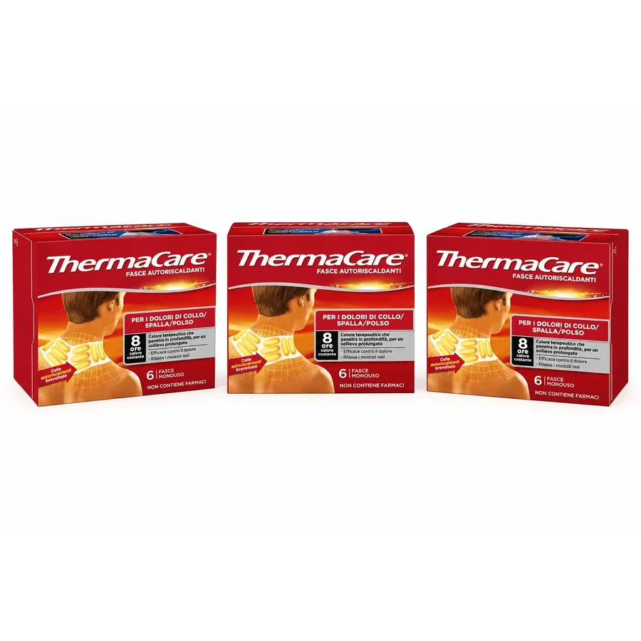 САМОНАГРІВАЮЧІ ПЛАСТИРИ THERMACARE 3x6 для шиї, плечей та зап’ястків: ціни та характеристики