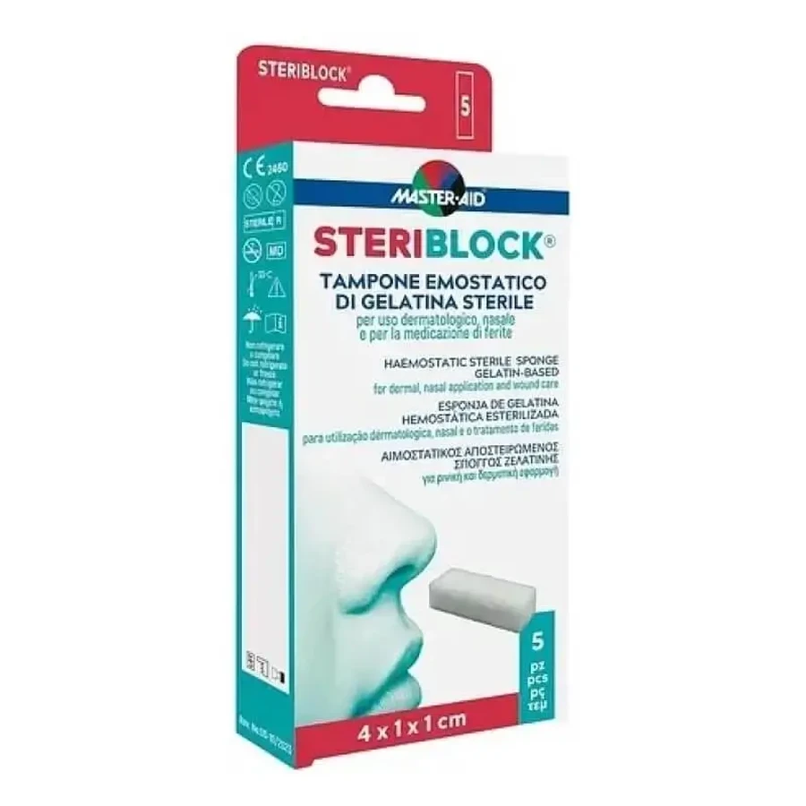 Master aid sterilblock — гемостатический тампон: цены и характеристики