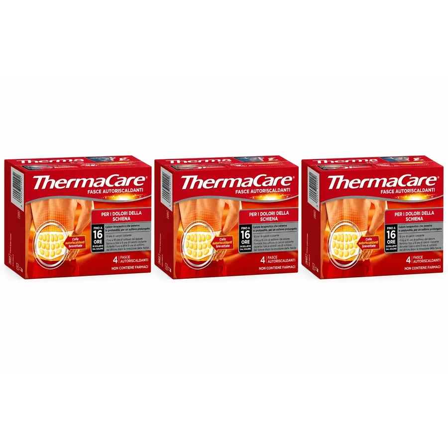 Thermacare 3x4 самонагрівальні бандажі для болю в спині: ціни та характеристики