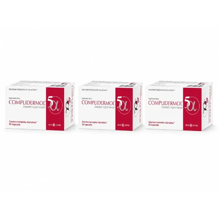 Complidermol 5-альфа, 3 х 60 капсул, Reig Jofre: цены и характеристики
