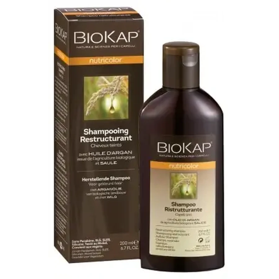 Biokap Nutricolor Відновлюючий шампунь для фарбованого волосся 200 мл: ціни та характеристики