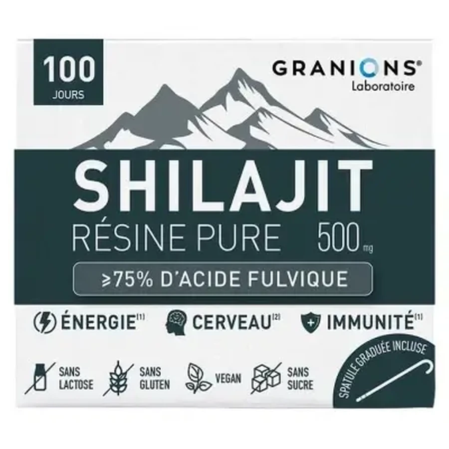 Granions Чистая смола шиладжит 500 мг, 50 г: цены и характеристики