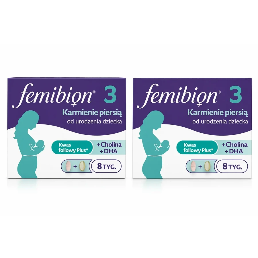 Femibion 3 для кормящих матерей, 2 x 56 таблеток + 56 капсул, Procter & Gamble: цены и характеристики