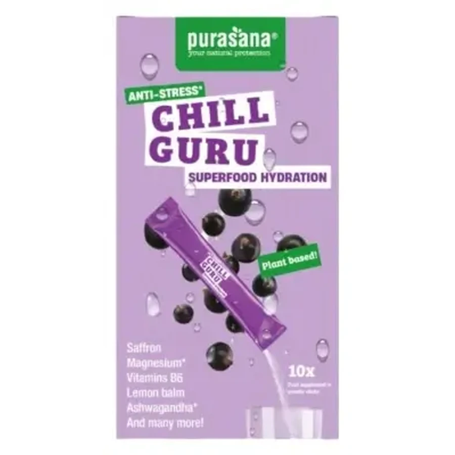 Purasana Superfood Hydration Chill Guru, 10 пакетиков: цены и характеристики