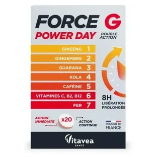 Vitavea Force G Power Day, 20 таблеток