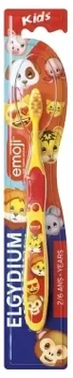 Мягкая зубная щетка Elgydium Kids для детей от 2 до 6 лет, Emoji