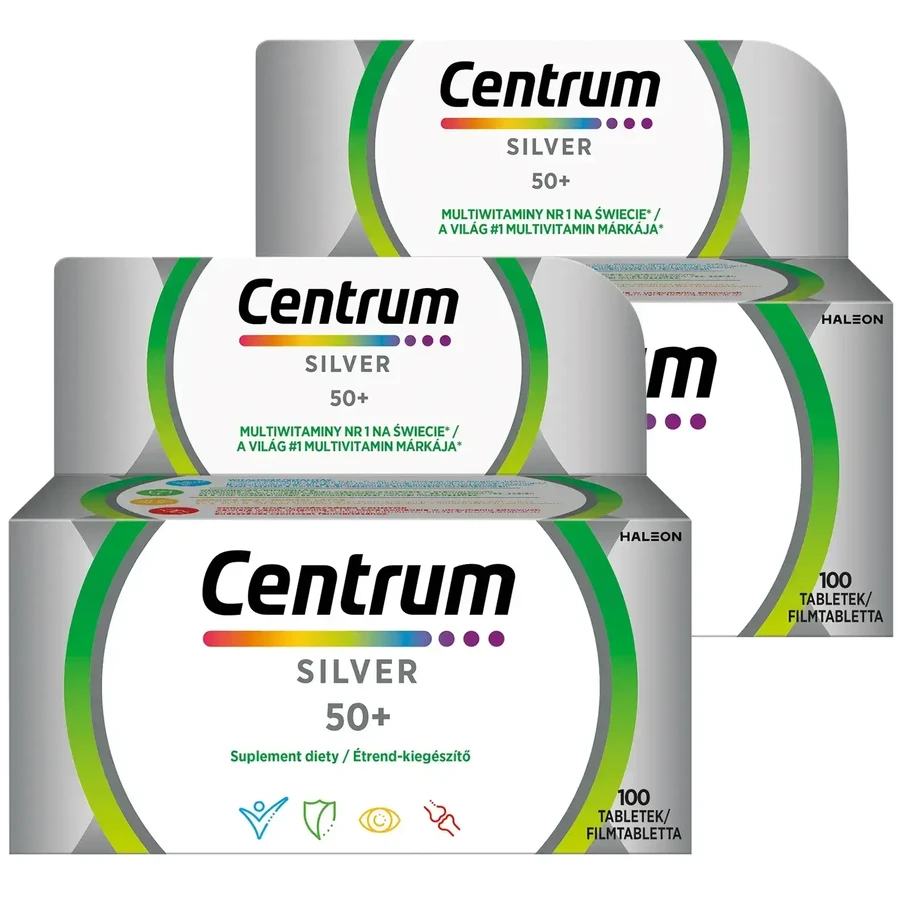 Набор «Centrum Silver 50+», 2 x 100 таблеток: цены и характеристики