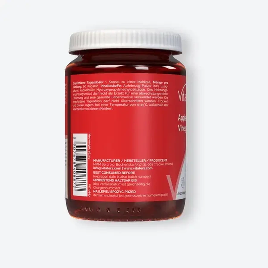 Vitalers Apple Cider 650 мг, капсулы, 60 шт.: цены и характеристики