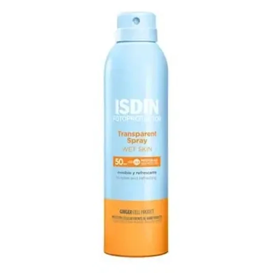 Isdin Прозрачный солнцезащитный спрей для нанесения на влажную кожу SPF 50, 100 мл: цены и характеристики