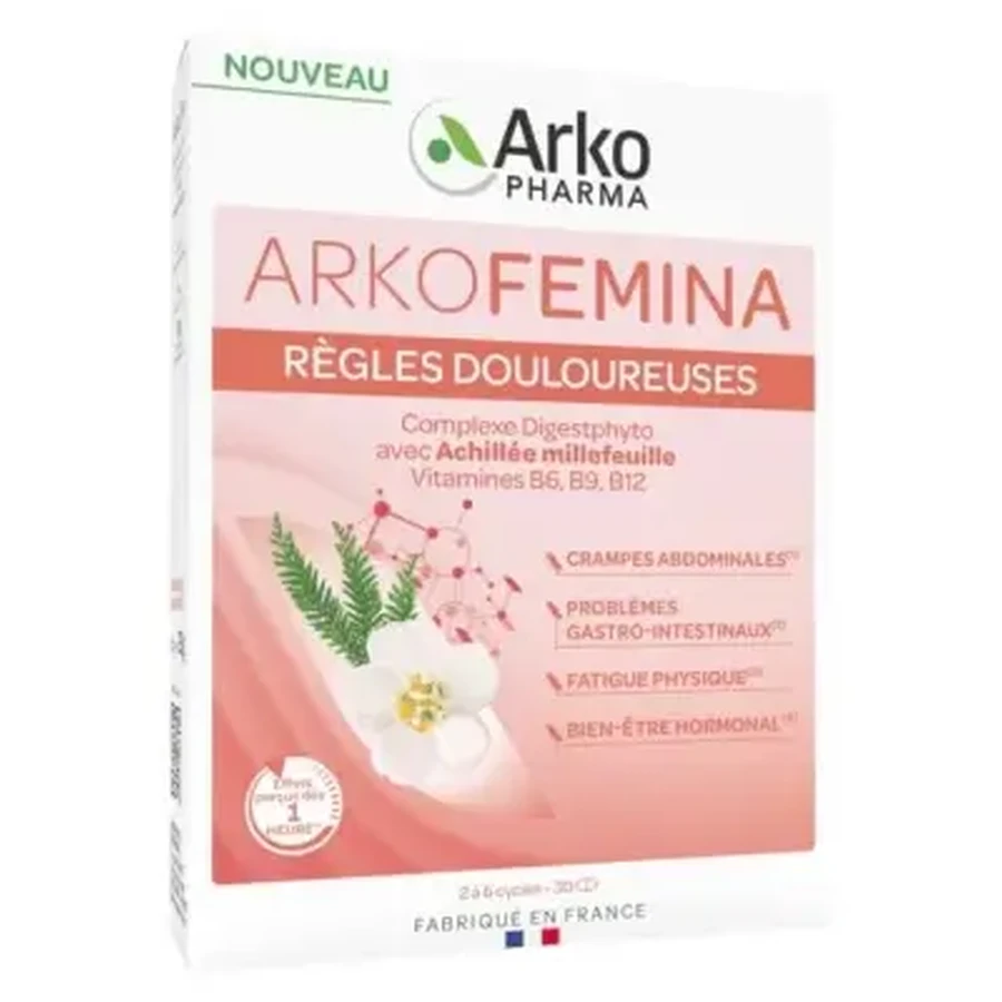 Arkopharma Arko Femina при болісних менструаціях, 30 таблеток: ціни та характеристики