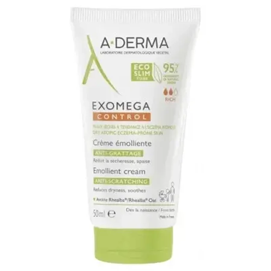 A-DERMA Exomega Control Зм'якшувальний крем проти свербіння 50 мл: ціни та характеристики