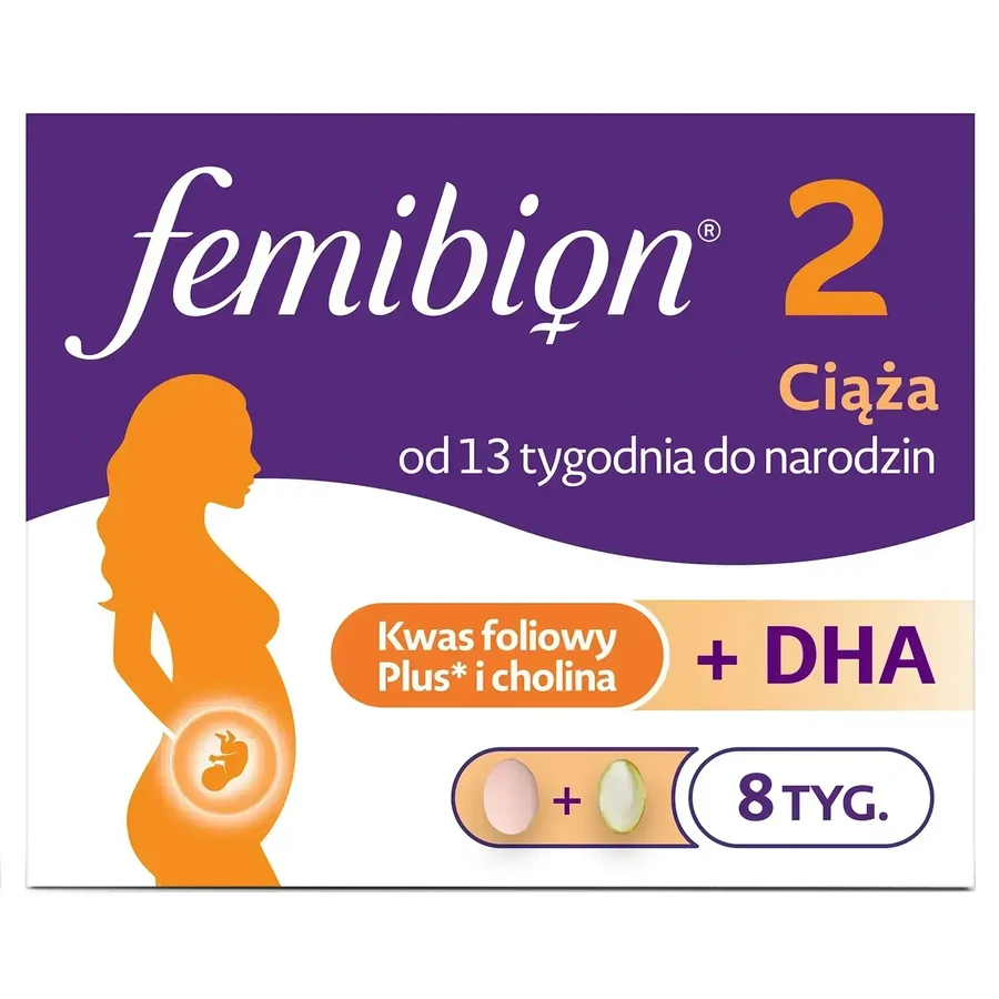 Femibion 2 для вагітних, 2 × 56 таблеток + 56 капсул: ціни та характеристики