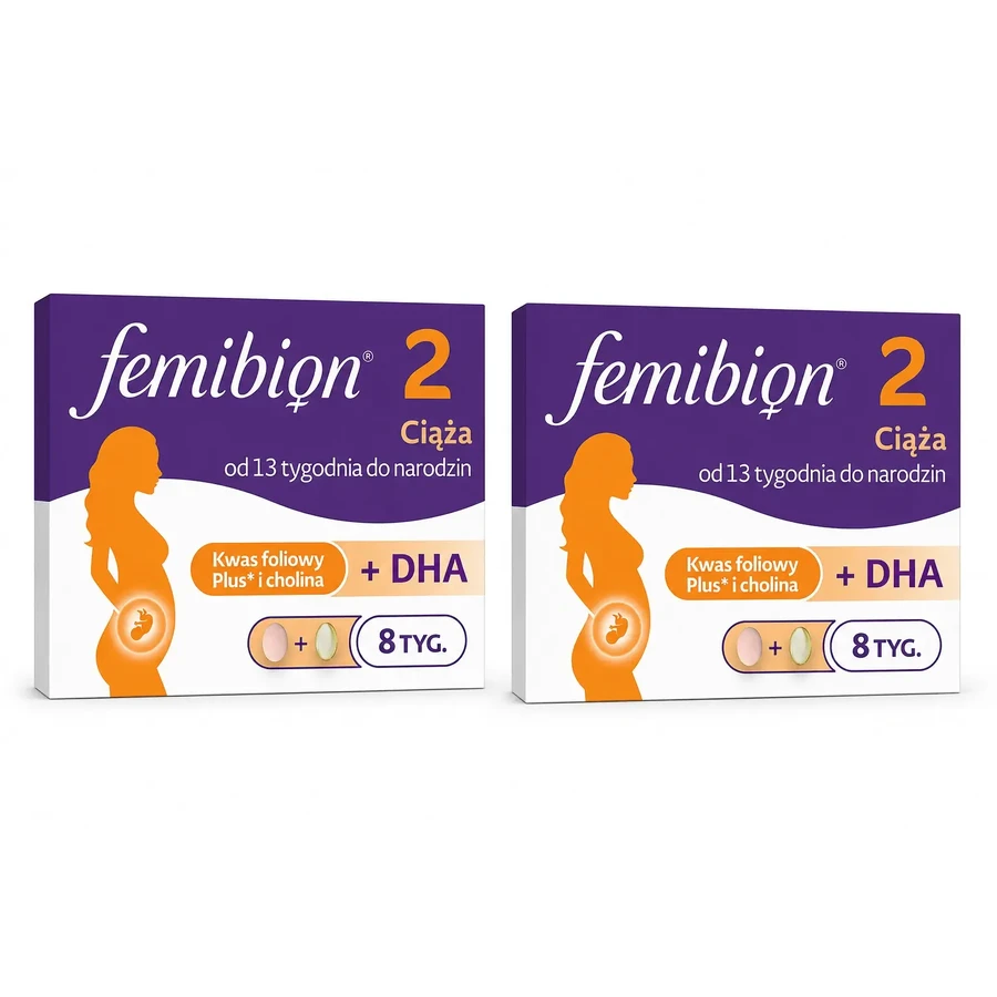 Femibion 2 для вагітних, 2 × 56 таблеток + 56 капсул: ціни та характеристики