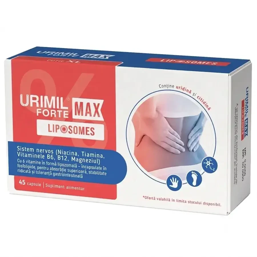 Urimil Forte Max Liposomes, 45 капсул, Naturpharma: цены и характеристики